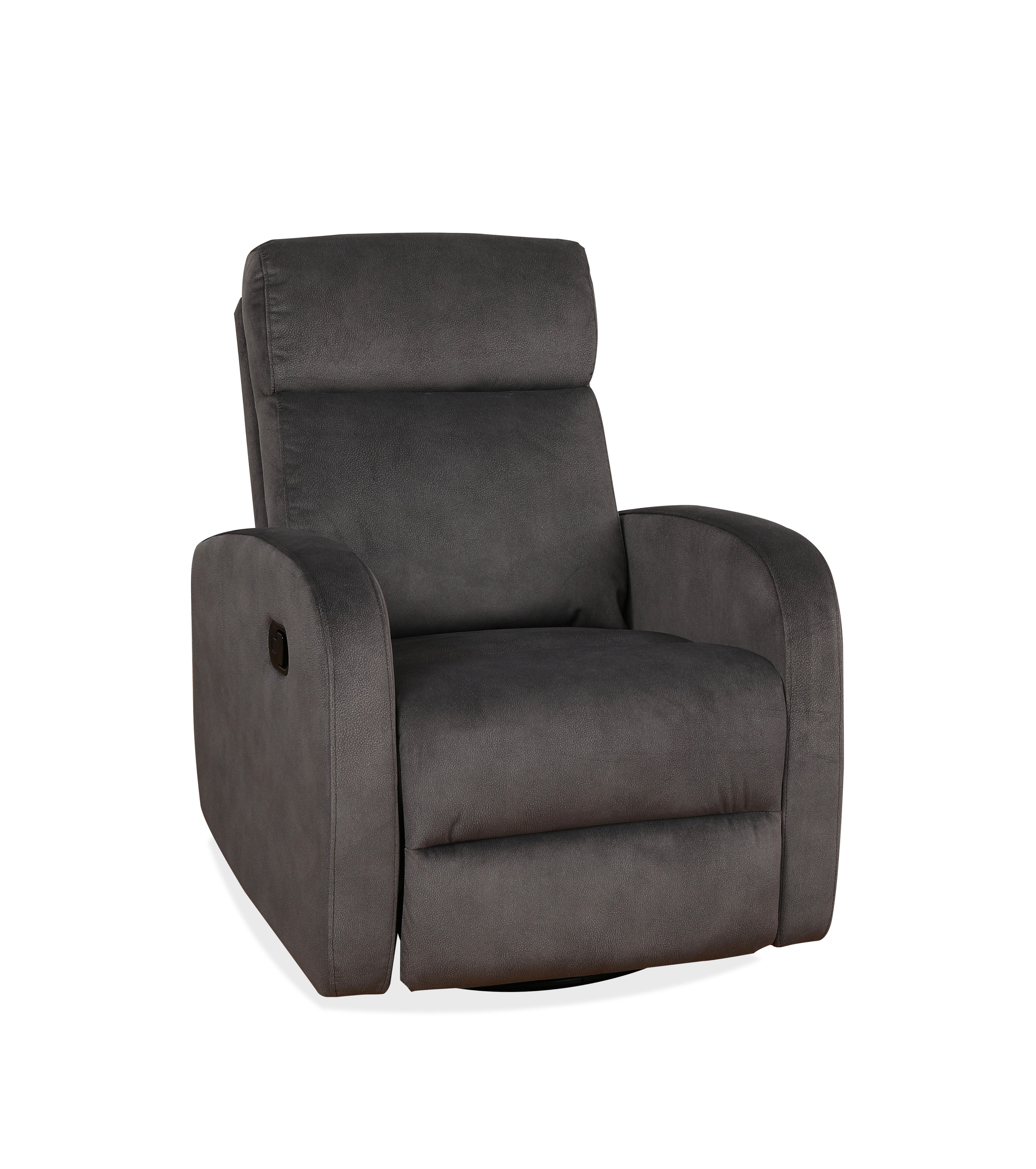 Charcoal Swivel Recliner - IF-6336