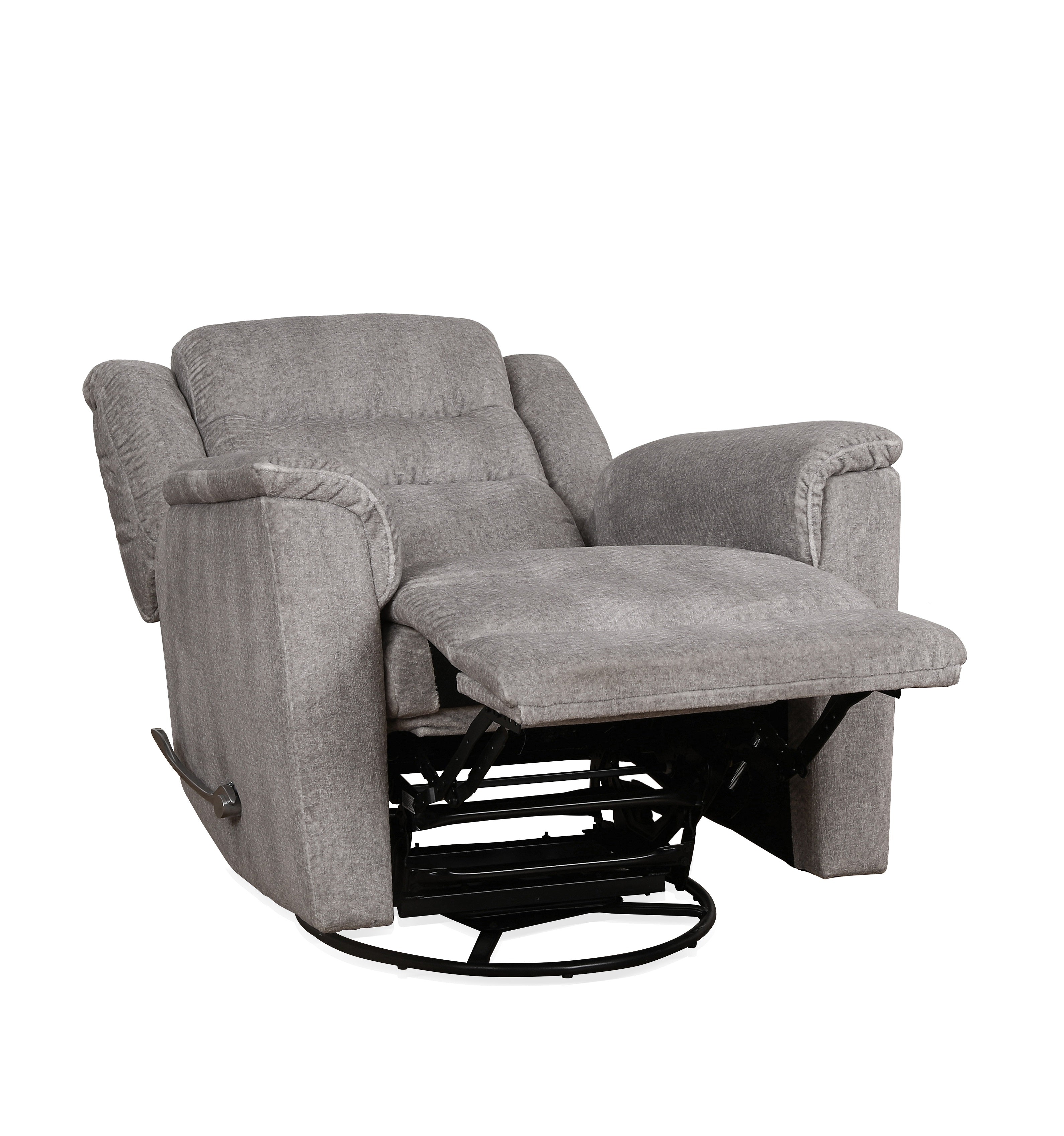 Pewter Swivel Recliner - IF-6345