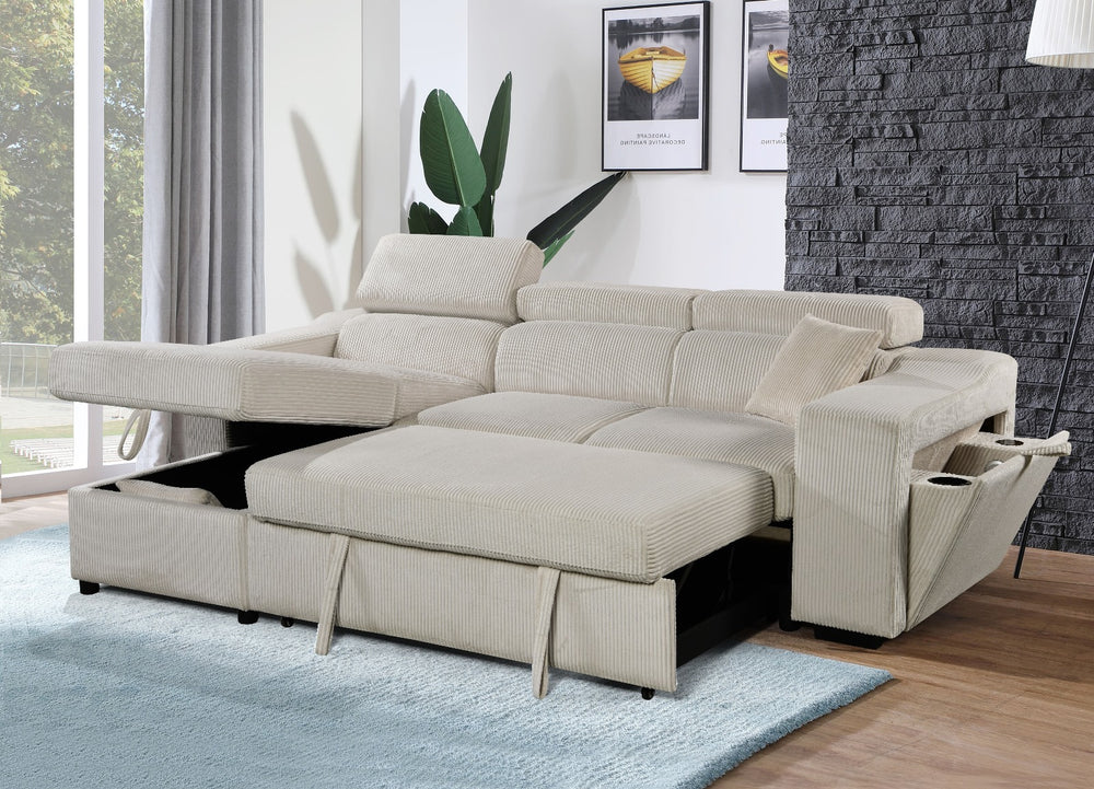 Stripe Sleeper Sectional