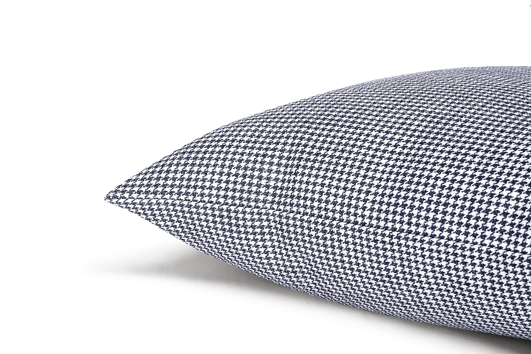 Indigo Houndstooth Cushion Cover