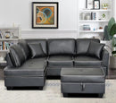 Jupiter Sectional in Black