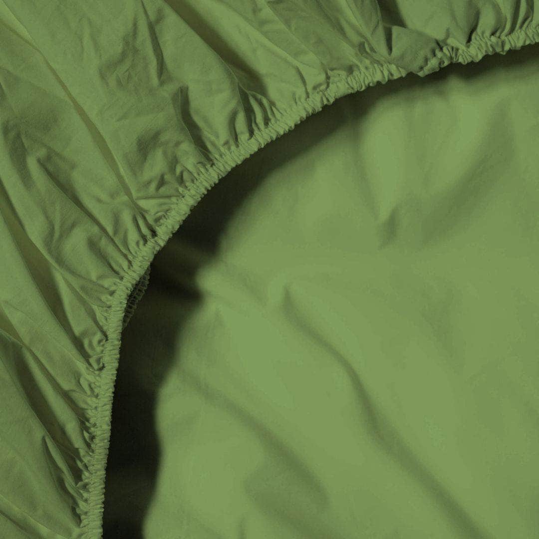 Essential Organic Percale Collection Fitted Sheet