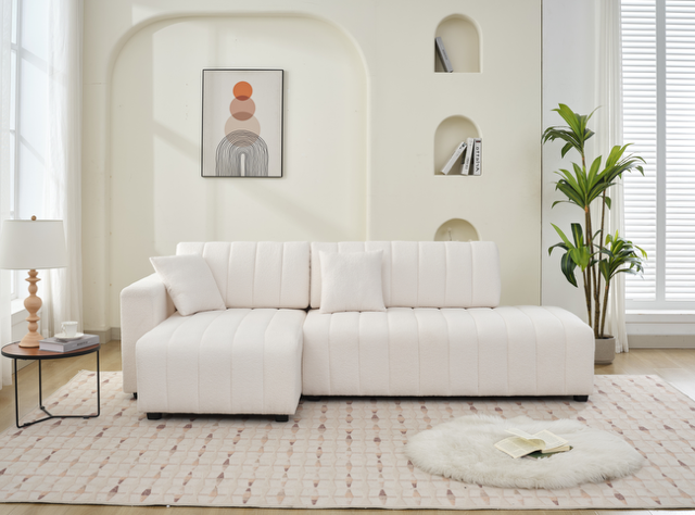 Swan Sectional in Cream