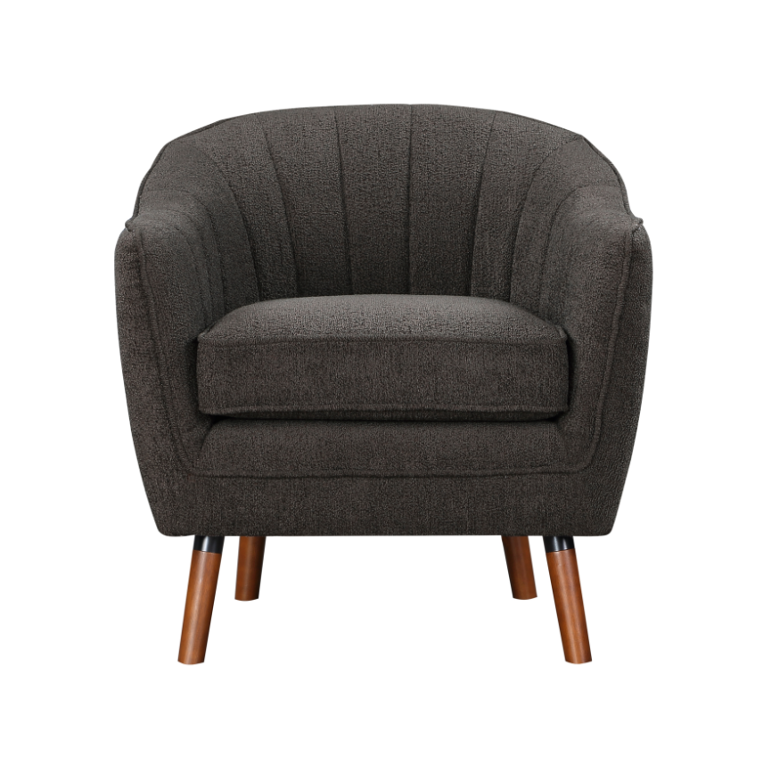 Cutler Accent Chair in Charcoal