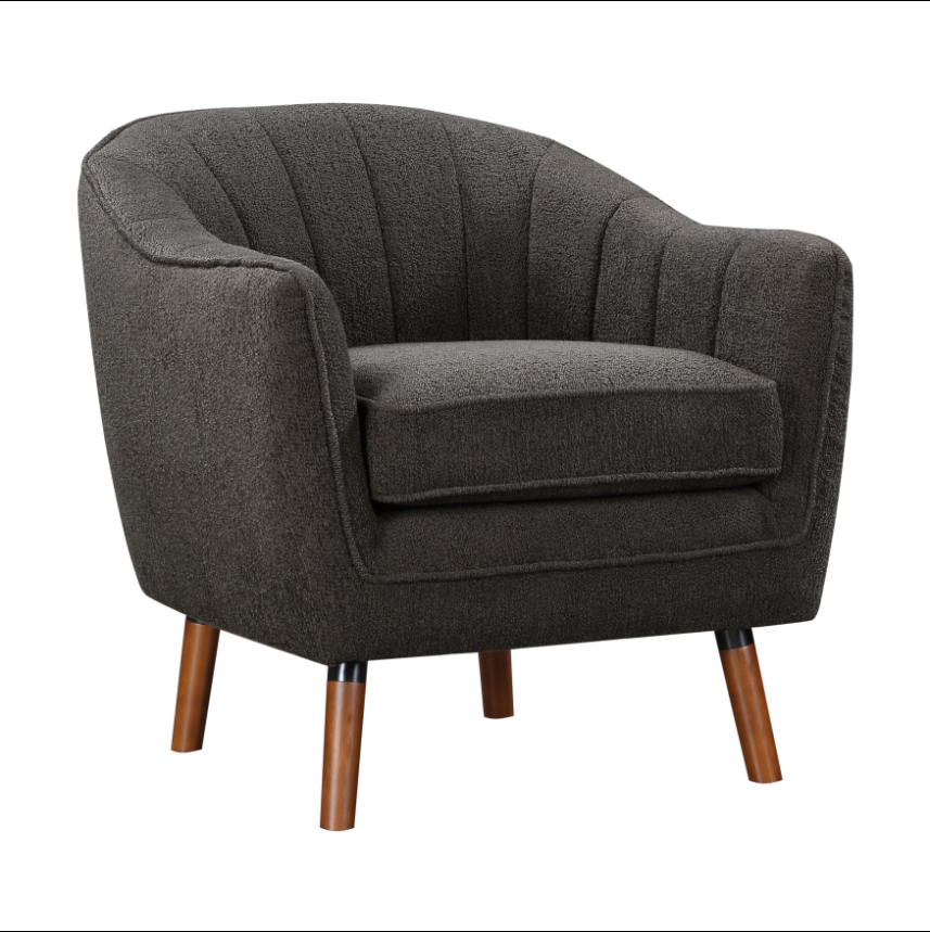 Cutler Accent Chair in Charcoal