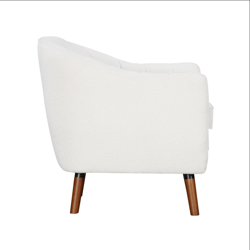 Cutler Accent Chair in White