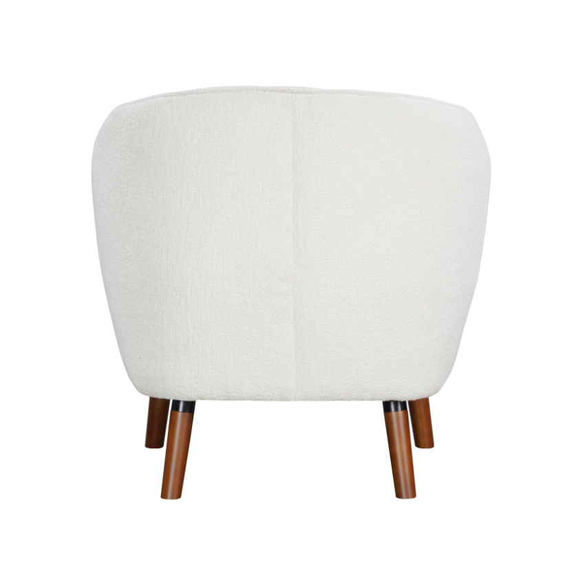 Cutler Accent Chair in White