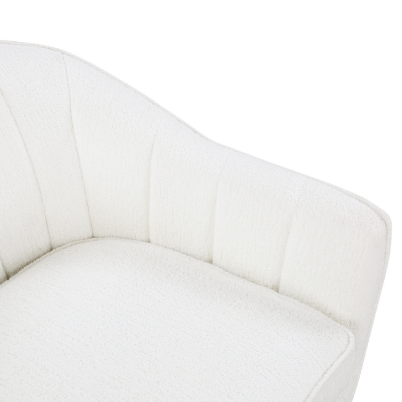 Cutler Accent Chair in White