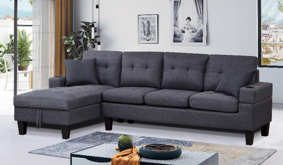 Samuel Sectional with Storage Chaise