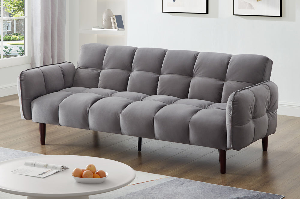 Velvet Klick-Klack Sofa Bed - T1511