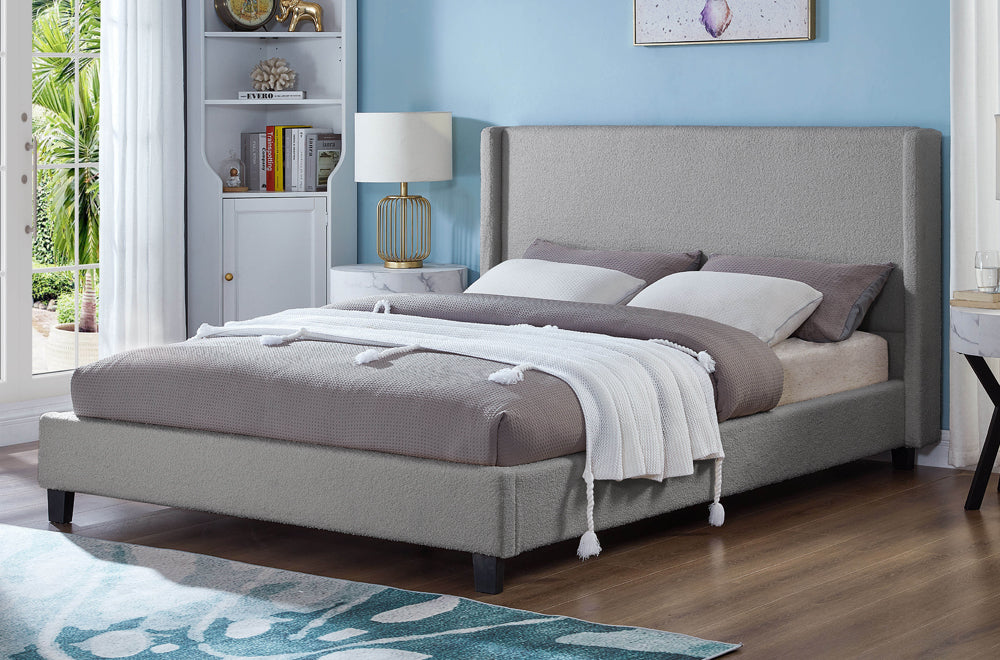 Boucle Platform Bed - T2192