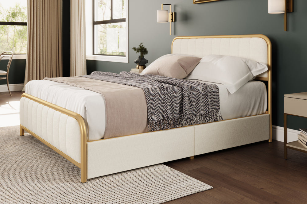 Storage Bed in White - T2334W