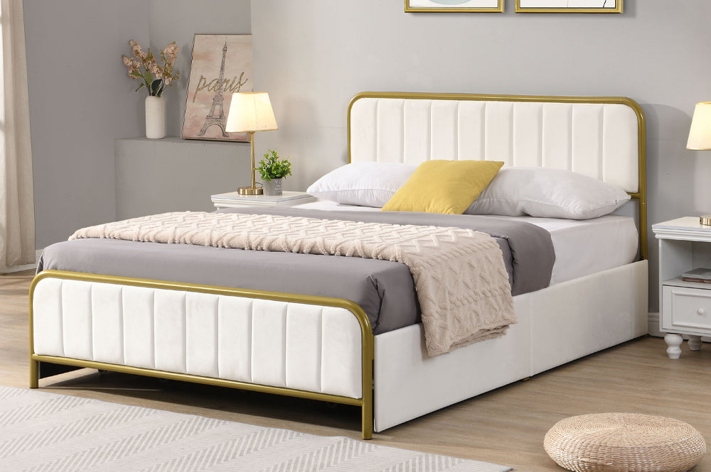 Storage Bed in White - T2334W