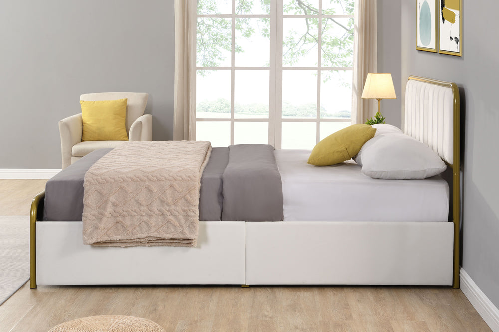 Storage Bed in White - T2334W
