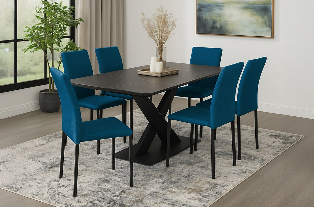 7pc Sintered Stone Dining Table Set - T3261