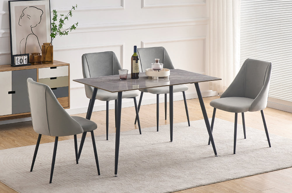 Grey Stone Dining Set - T3529