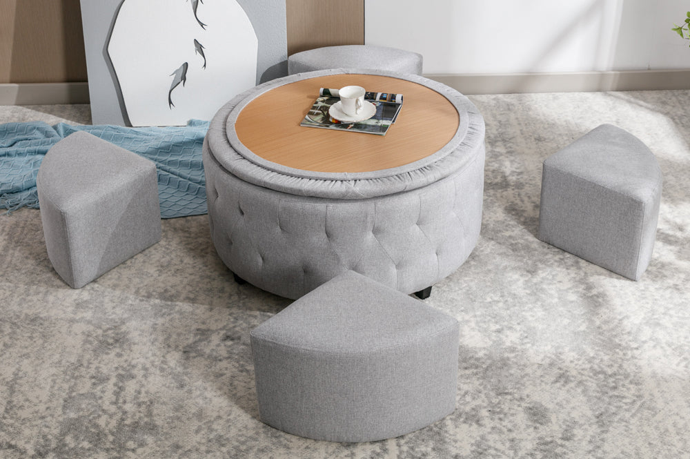 Storage Ottoman w/ Stools