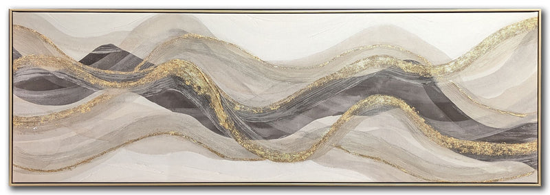 Waves of Neutral - 20" x 59"