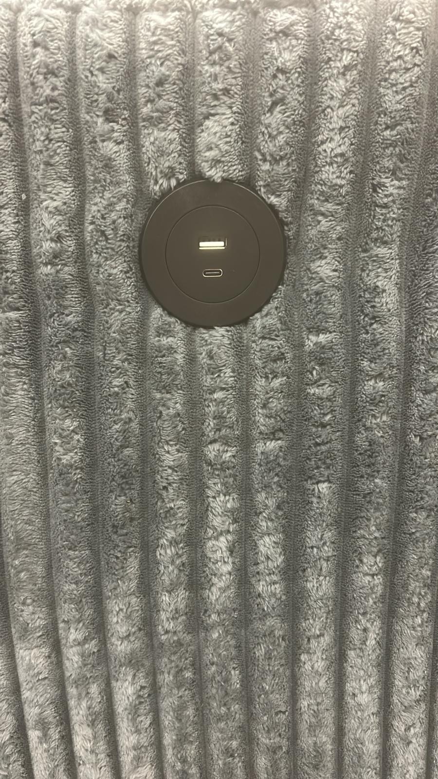 Samara USB Sleeper Sectional