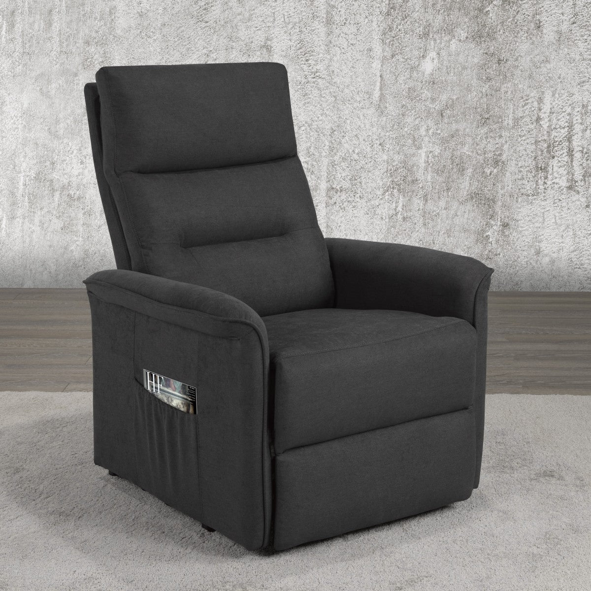 Ariel Recliner Lift Chair in Dark Grey