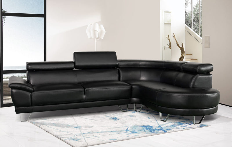 Austin Air-Leather Sectional