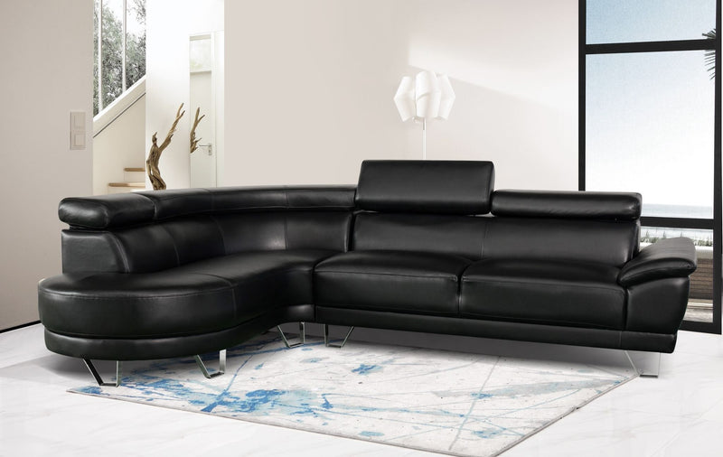 Austin Air-Leather Sectional