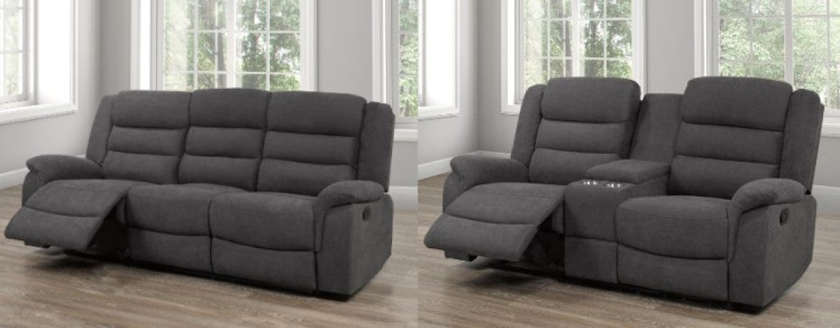 Harper 2pc Sofa & Loveseat Recliner Set