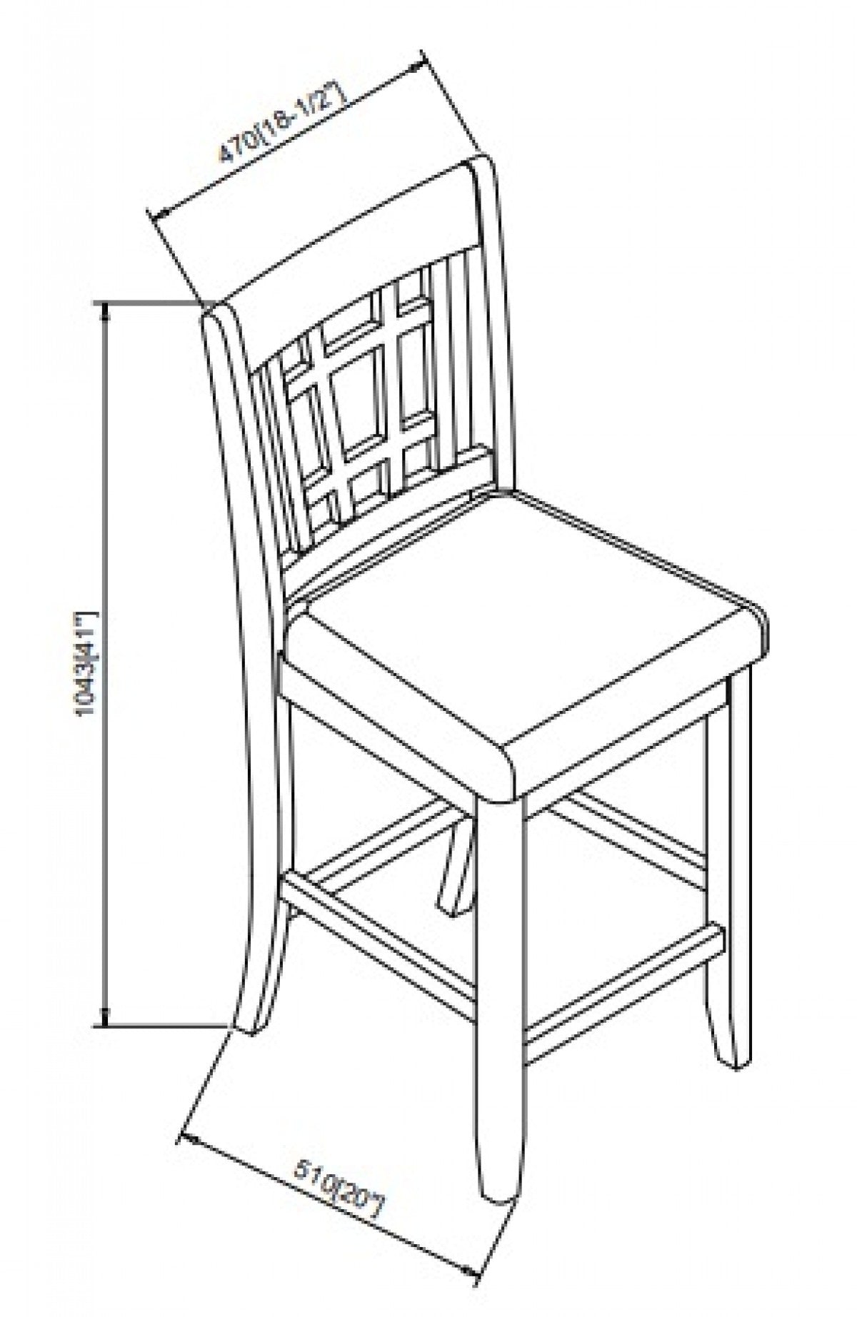 Tavern Counter Stools, Set of 2