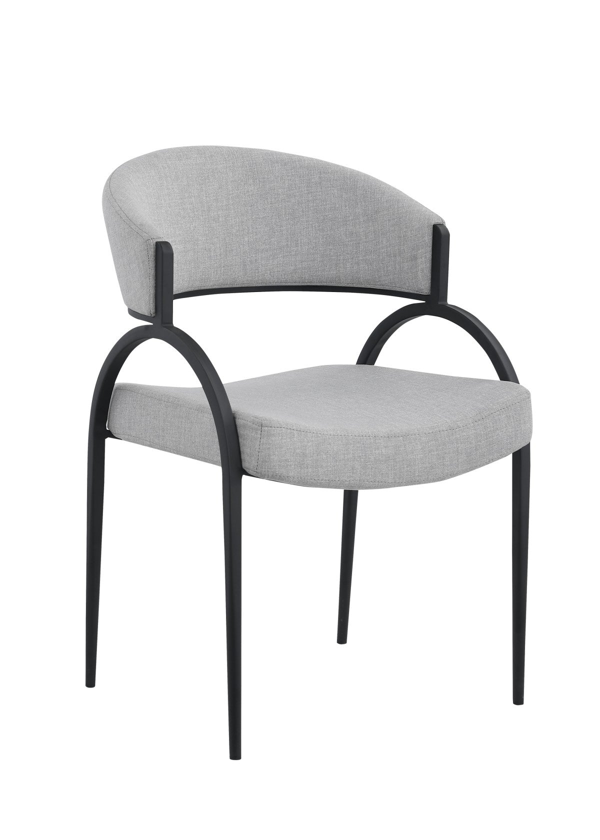 Alessia Dining Chair in Grey, Set of 2