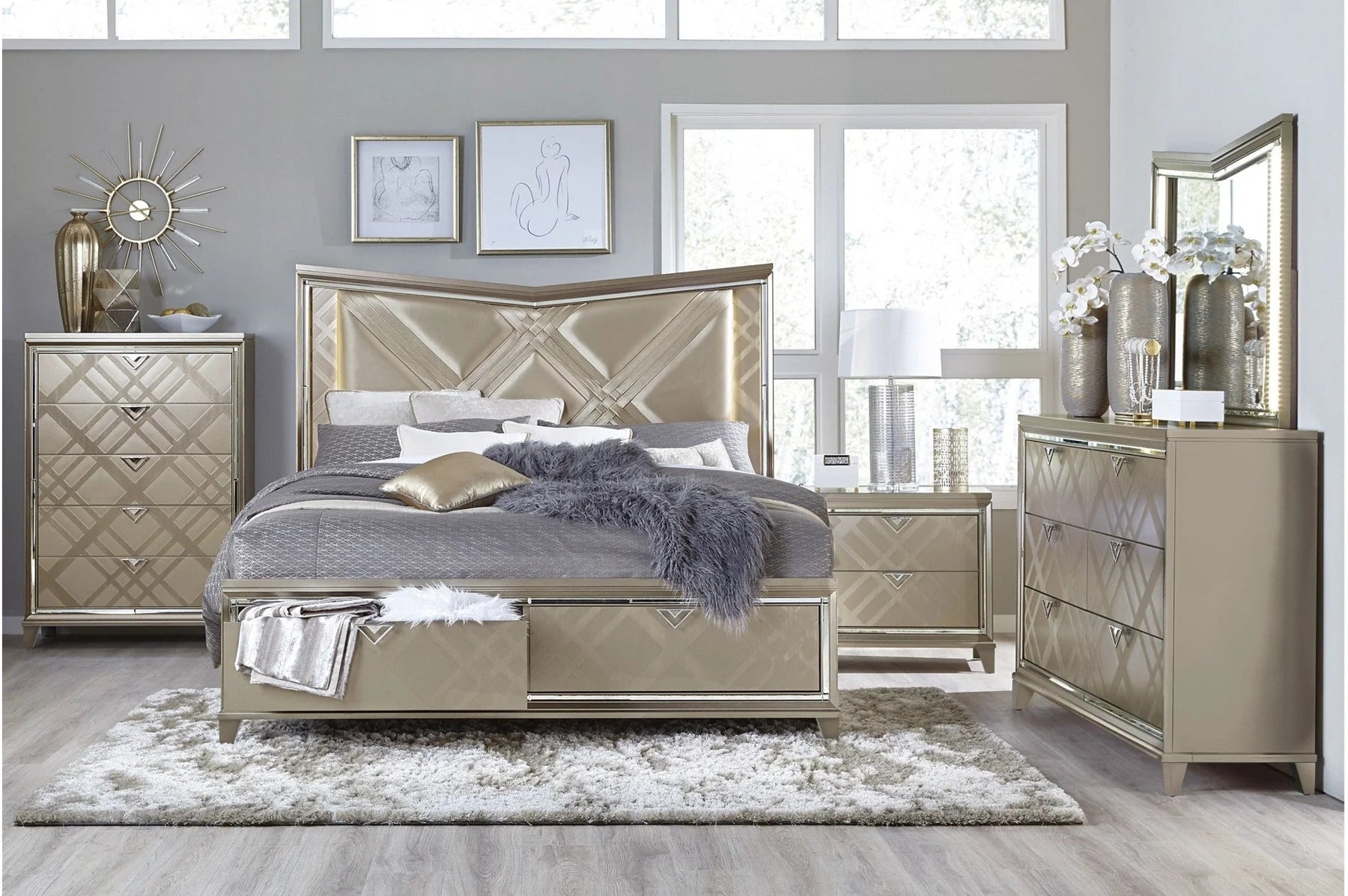Bijou Bedroom Set