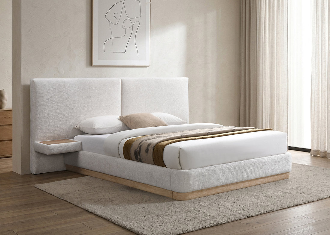 Extended Headboard Platform Bed - IF-5927