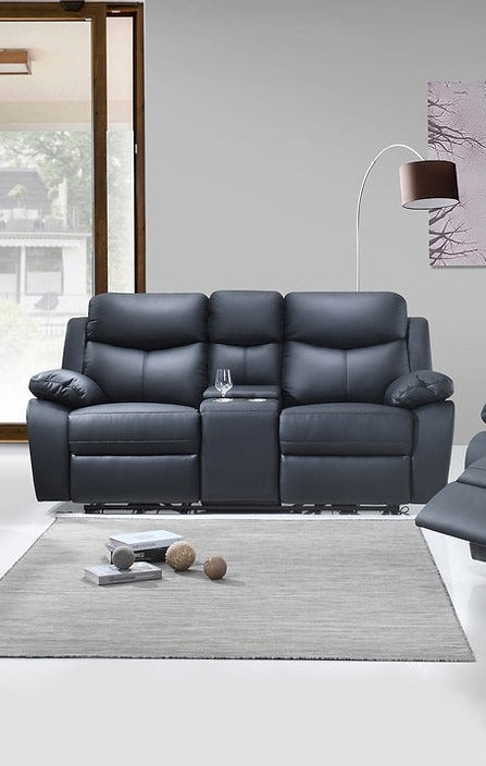 Genuine Leather/Match Power Recliner Set - IF-8120