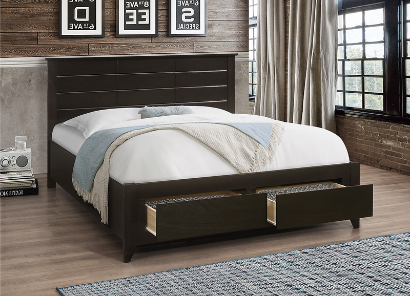 Wooden Storage Bed - IF-421