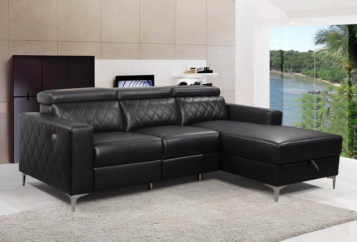Power Recliner Sectional with Storage Chaise - IF-9020