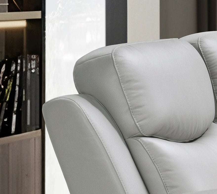 Genuine Leather Power Recliner Set - IF-8130