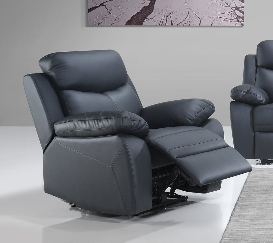Genuine Leather/Match Power Recliner Set - IF-8120