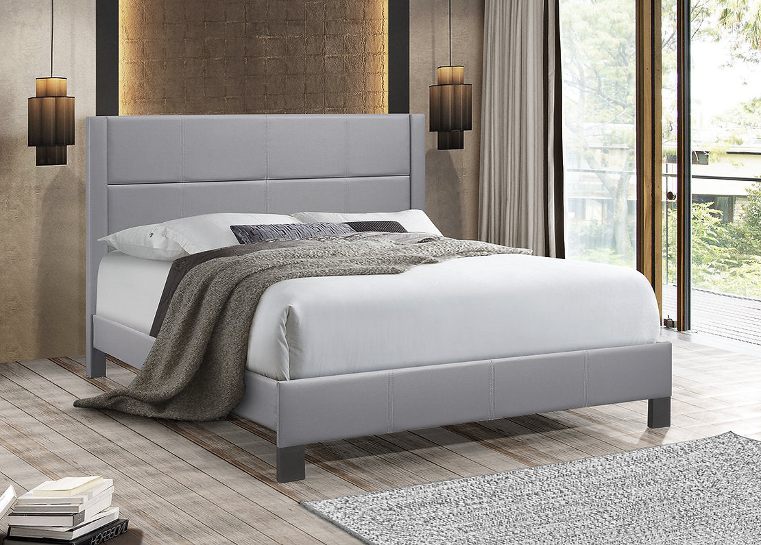 PU Leather Platform Bed - IF-5350