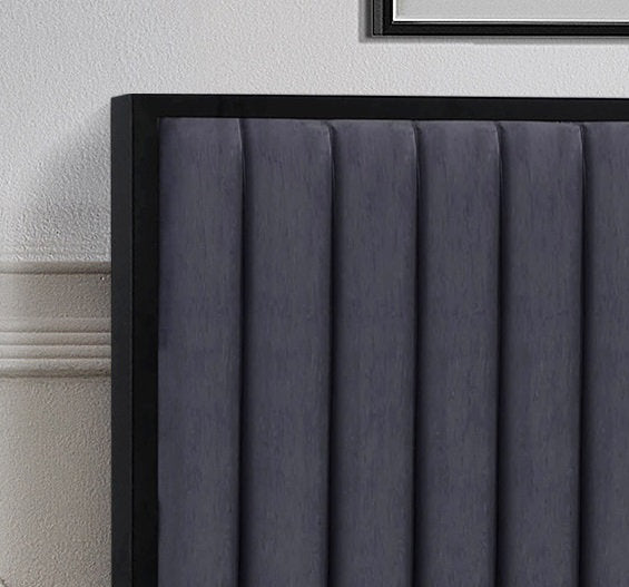 Velvet Platform Bed - IF-5545