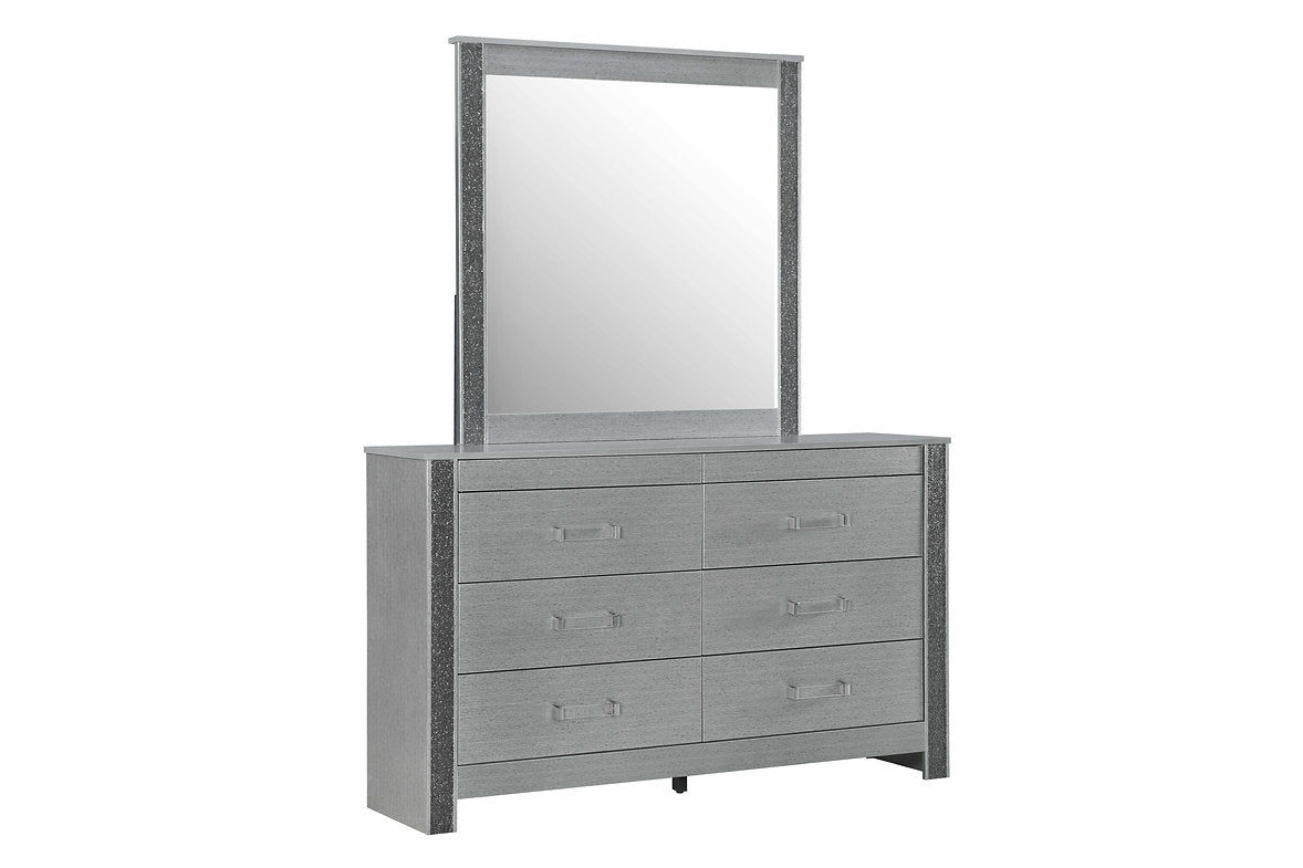 Logan Silver Bedroom Set