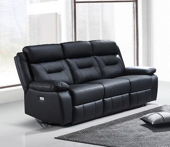 Genuine Leather/Match Power Recliner Set - IF-8110