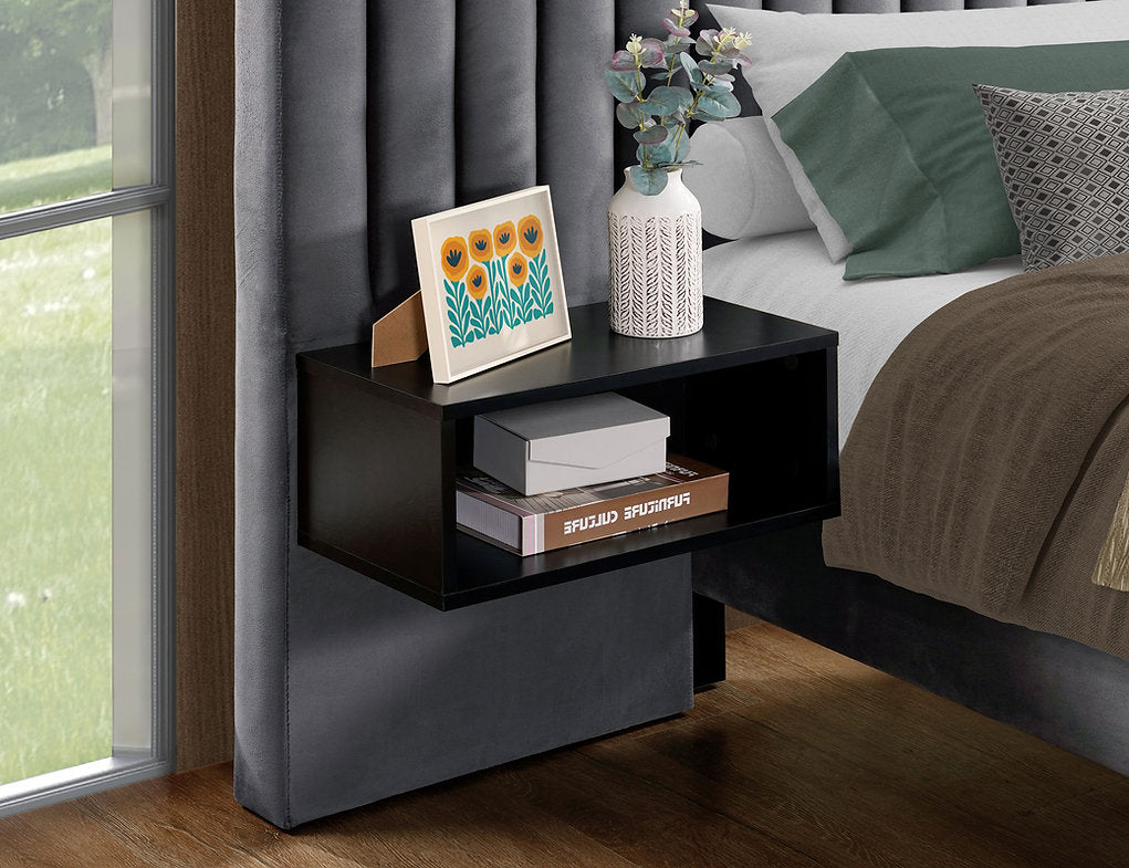 Extended Headboard Platform Bed - IF-5560