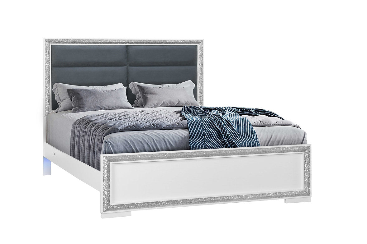 Andros Silver Bedroom Set