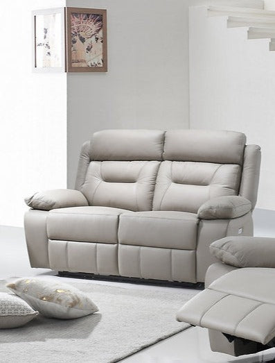 Genuine Leather/Match Power Recliner Set - IF-8111