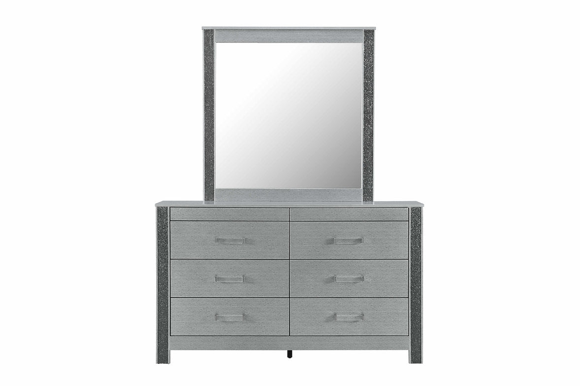 Logan Silver Bedroom Set