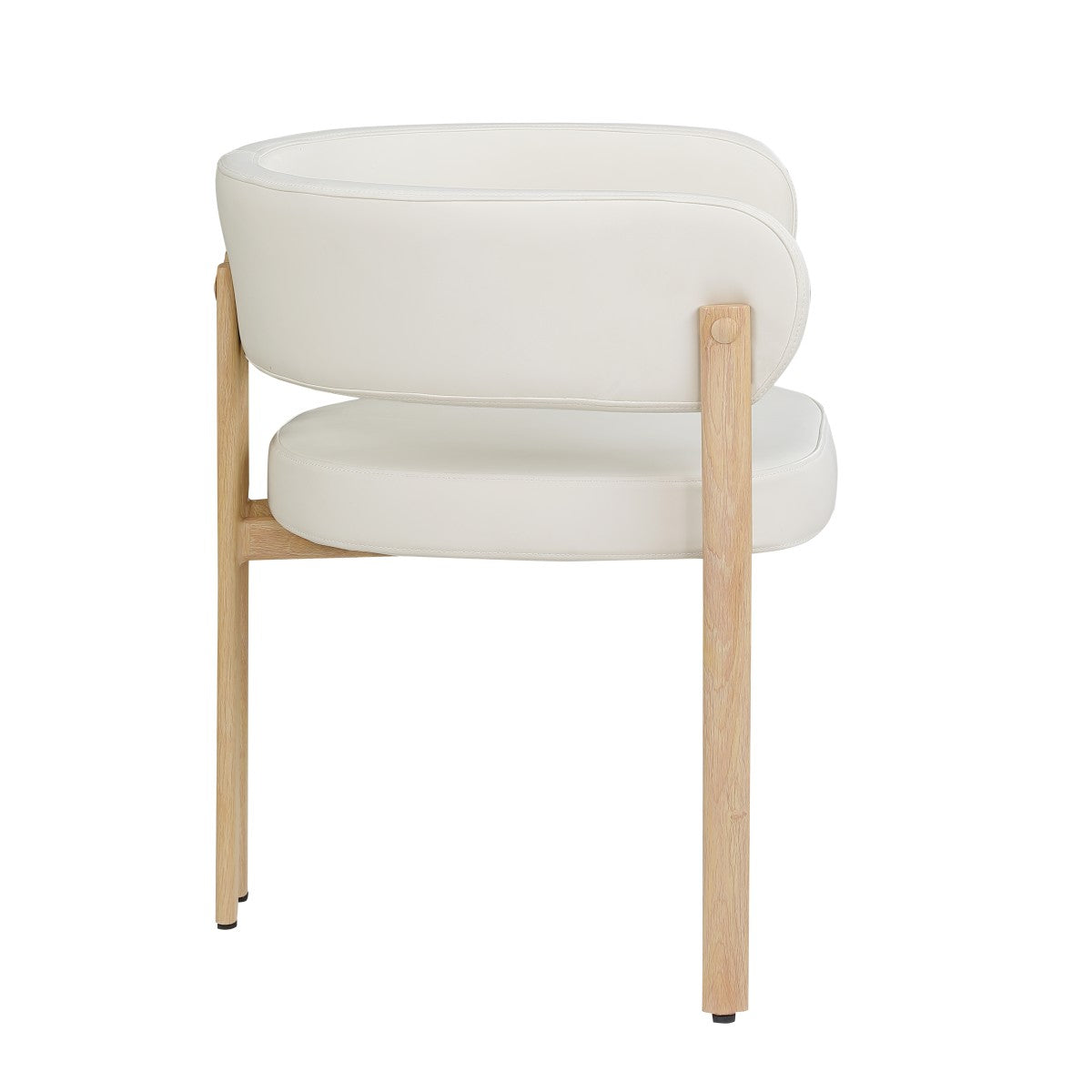 Belisse Dining Chairs in Cream, Set of 2
