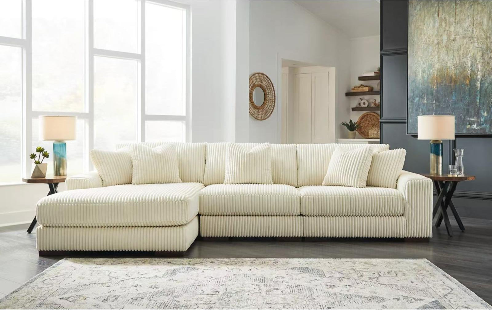 Albany Cream Sectional