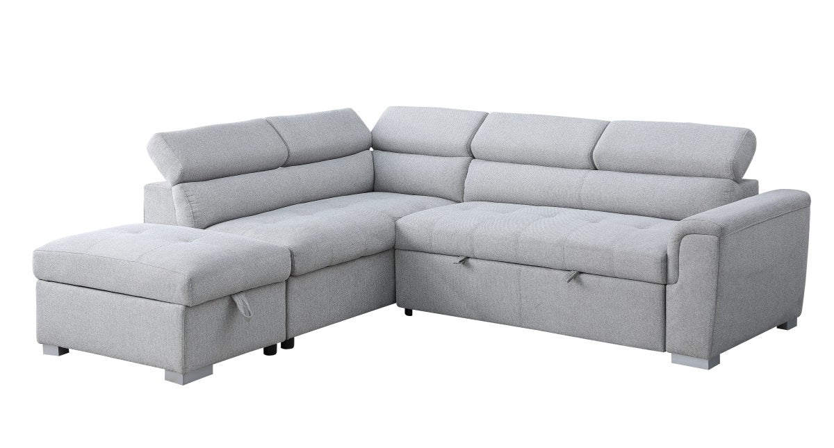 Casper Sleeper Sectional w/ Storage Ottoman