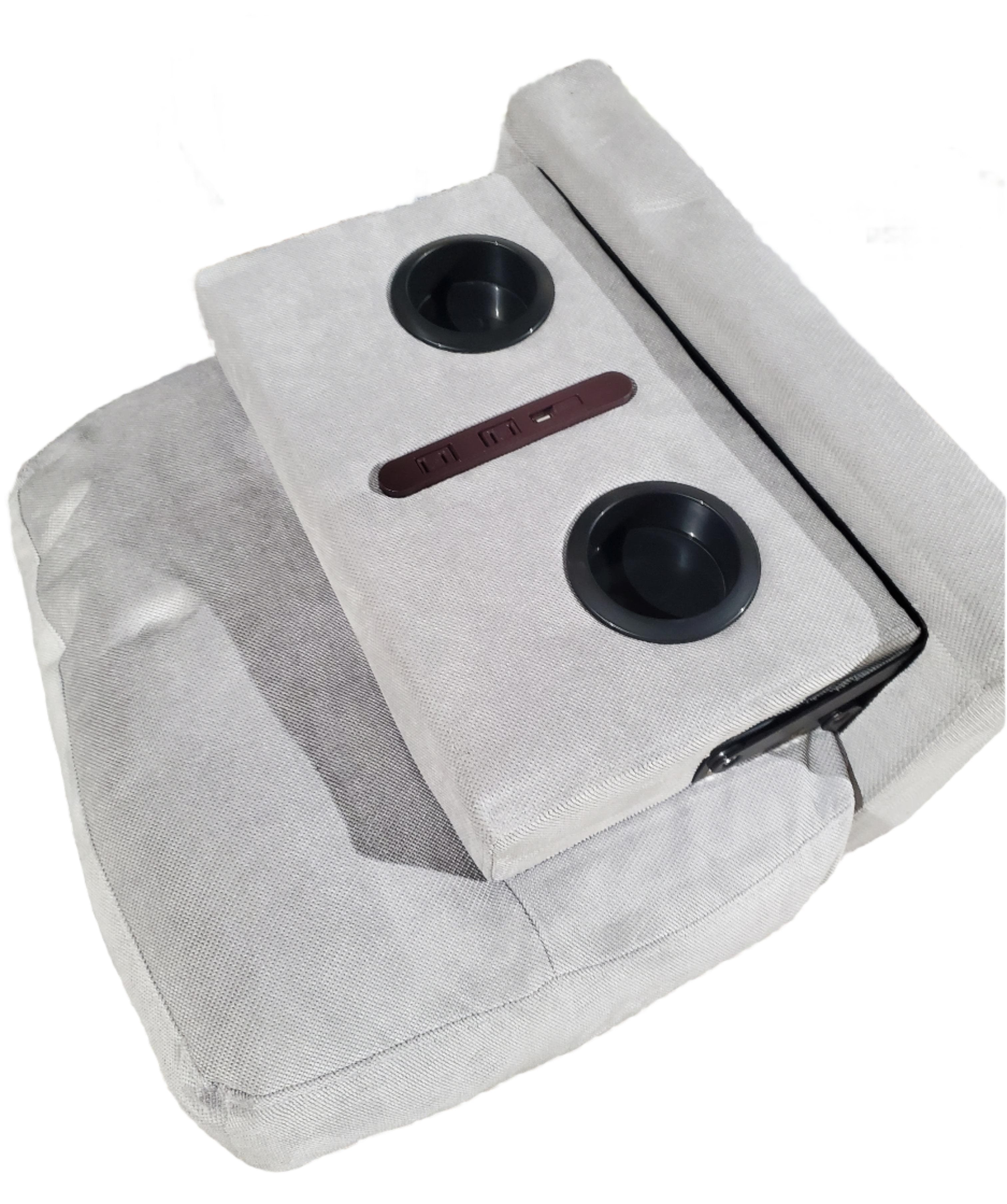 Aruba USB Sectional with Storage Ottoman