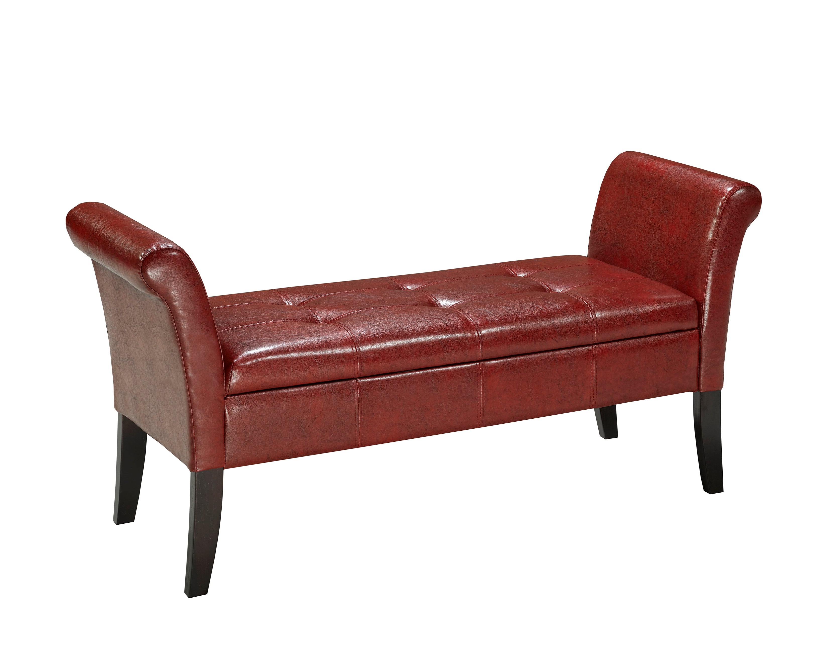 Red Storage Bench - B819