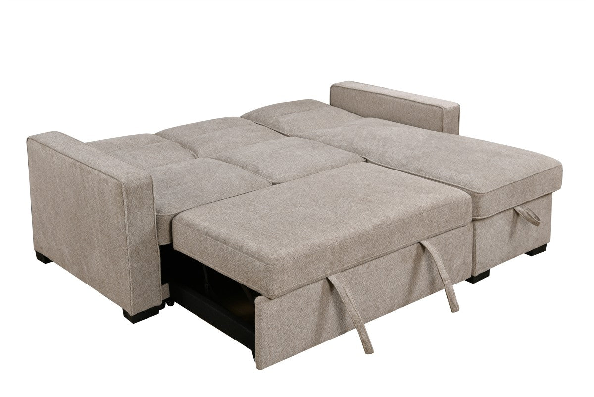 Marcus Sleeper Sectional in Taupe